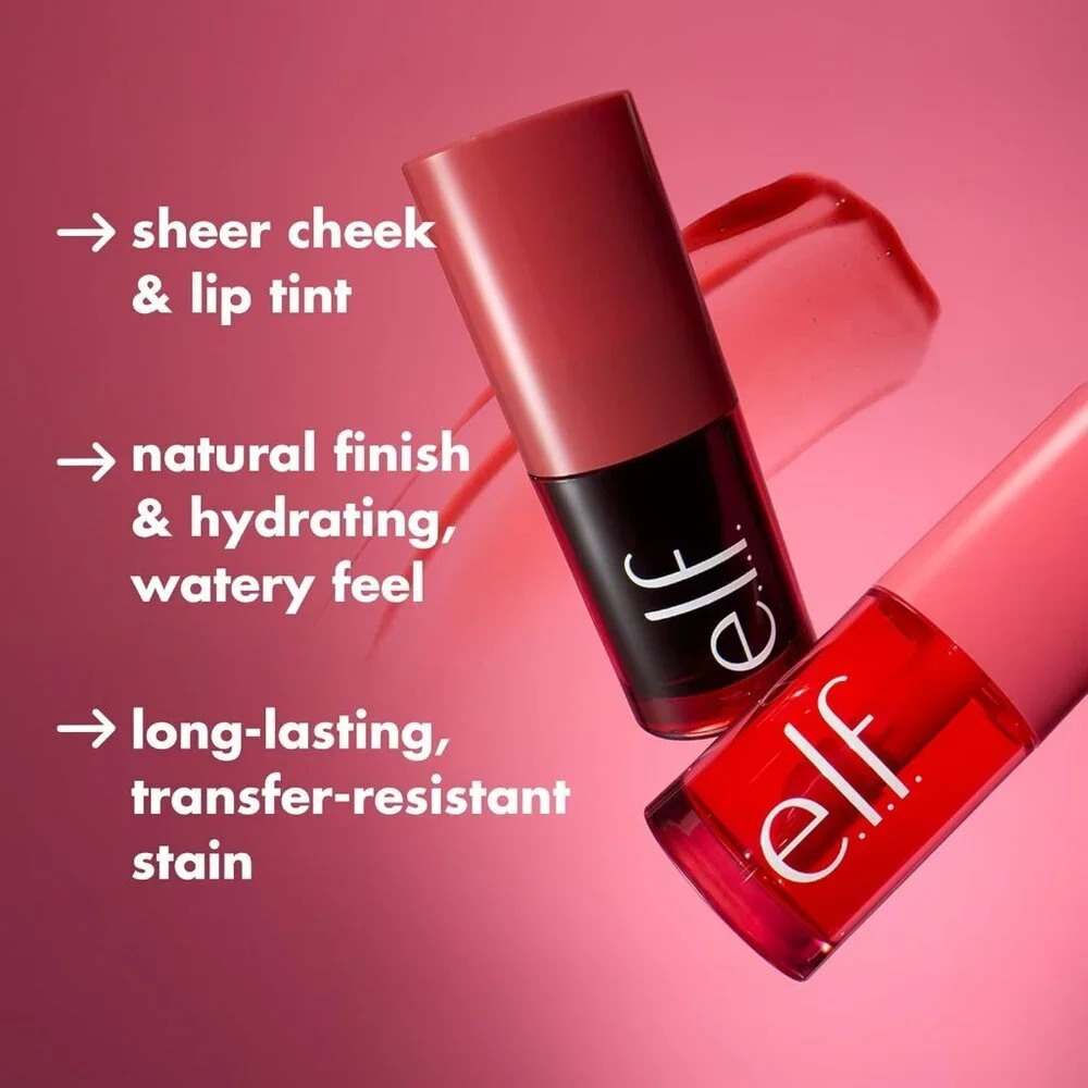 Sheer For It Blush Tint, Left On Red, Cream, Sheer, Hydrating - 4.21 x 1.1 x 1.1